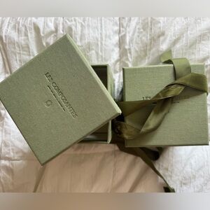 Set of 2 Sezane Green Gift Box